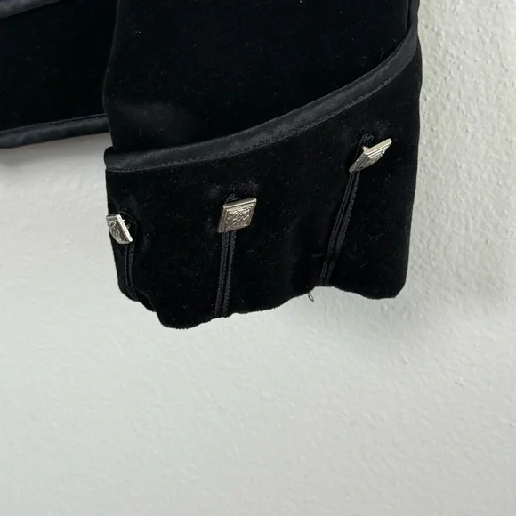 Ralph Lauren Black Velvet Women's Blazer - Picture 4 of 6